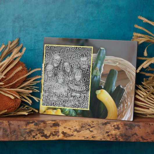 courgette squash groenten Voeg je eigen foto toe Fotoplaat (Zijkant)