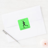 Courir - C'est une ADDICTION! autocollant (Enveloppe)