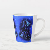 Courir Cheval Latte Mug (Droite)