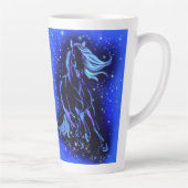 Courir Cheval Latte Mug (Droite)
