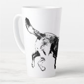 Courir Labrador Retriever Ink Art Mug (Angle gauche)