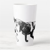 Courir Labrador Retriever Ink Art Mug (Devant)