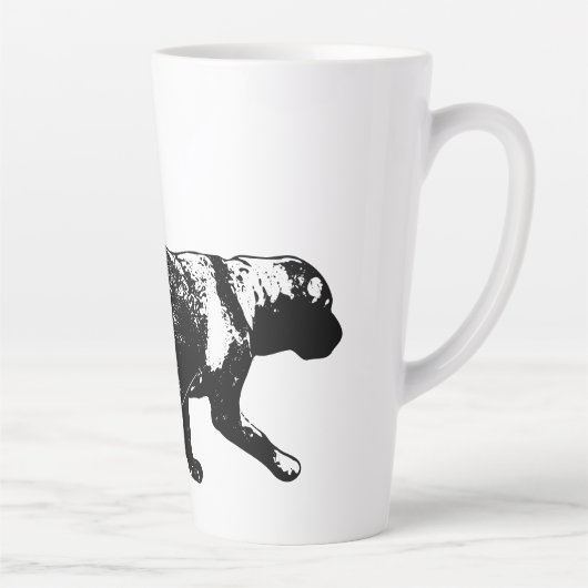 Courir Labrador Retriever Ink Art Mug (Droite)