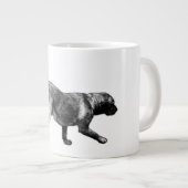 Courir Labrador Retriever Ink Art Mug (Devant droit)