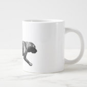Courir Labrador Retriever Ink Art Mug (Droite)