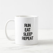 Courir Manger Dormir Répéter la Mug du coureur (Gauche)