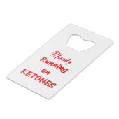 Courir Sur Ketones Typographie Bouteille Ouverture (Dos Angle)