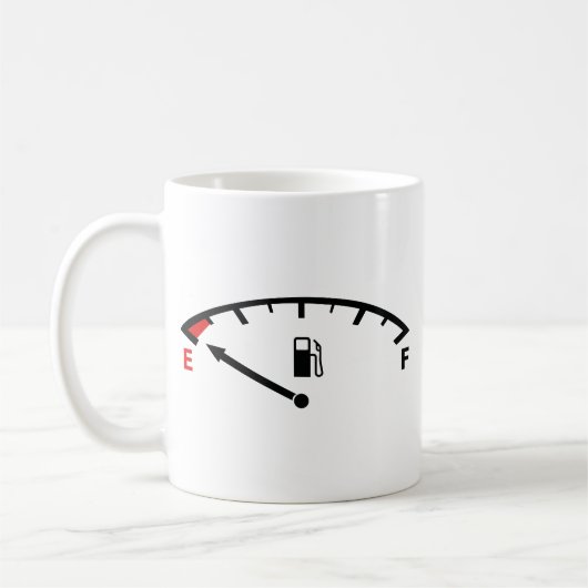 Courir Sur Une Mug De Café Vide (Gauche)