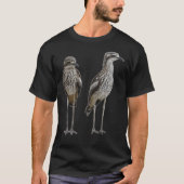 Courlis en pierre rampant T-shirt classique (Devant)