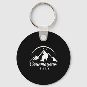 Courmayeur Italië Skigebied Snowboarden So Sleutelhanger