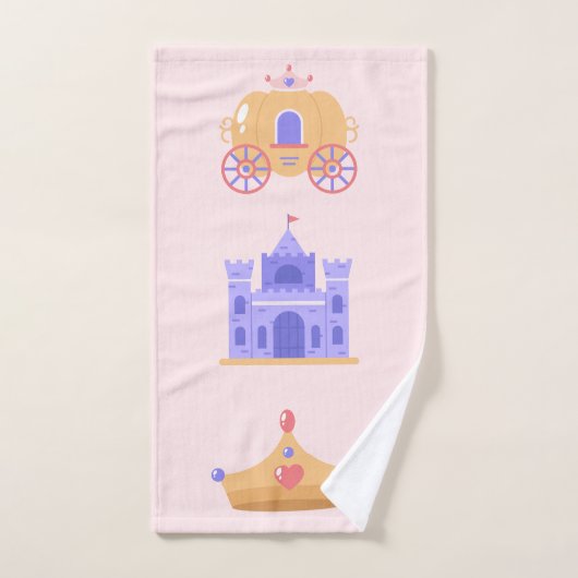 Couronne & Carrosse (Serviette à main)