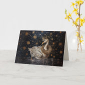 Couronne - Carte de vœux pliée (Fleur jaune)