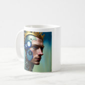 Couronne Cybernétique King Mug (Devant gauche)
