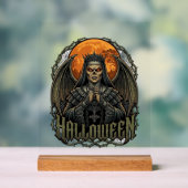 Couronne d'ailes de nonne démon de Halloween Lune (Neutre)
