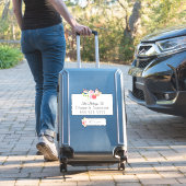 Couronne d'aquarelle florale | étiquette de balise (Valise Insitu)