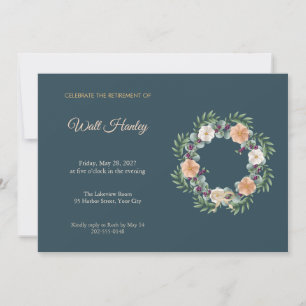 Couronne de Baies de Beauté Invitation de Retraite