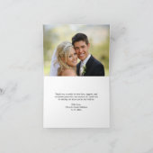 Couronne de branche d'olivier vert Carte de remerc (Intérieur)