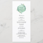 Couronne de eucalyptus frais Élégant  programme de (Devant)