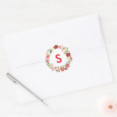 Couronne de fête | Autocollants de fête (Enveloppe)