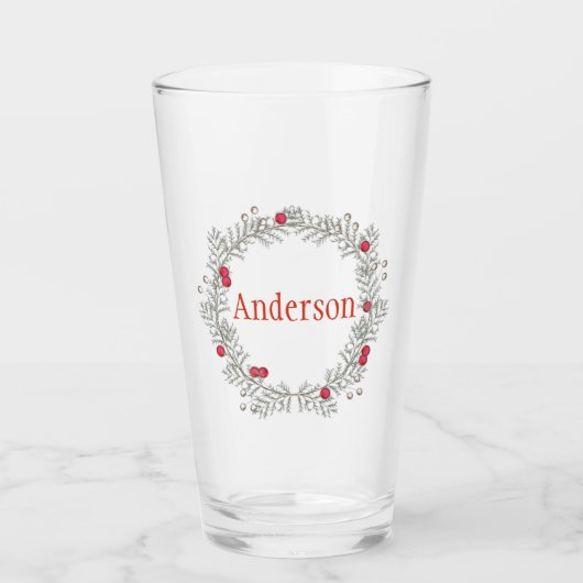 Couronne de fête en verre modifiable (Devant)