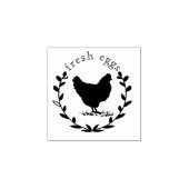 Couronne de fleurs œufs frais élégant Tampon à œuf (Impression)