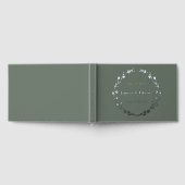 Couronne de fleurs vert sauge rustique pour mariag (Complet)