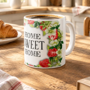 Couronne de fraises Mug classique en céramique b