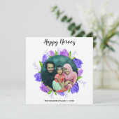 Couronne de jacinthe Carte photo du Nouvel An Noro (Debout devant)