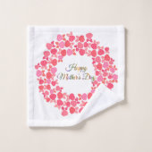 Couronne de la fête des Mères (Gant de toilette)