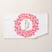 Couronne de la fête des Mères (Serviette à main)