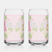 Couronne de lapin en verre rose (Gauche)