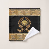 Couronne de laurier de Méduse dorée de l'Empire fr (Gant de toilette)