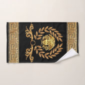 Couronne de laurier de Méduse dorée de l'Empire fr (Serviette à main)