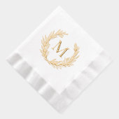 Couronne de laurier de monogramme de mariage de st (Droite)