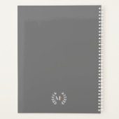 Couronne de laurier monogramme gris (Dos)