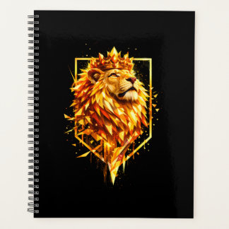 Couronne de lion de feu géométrique