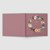 Couronne de mariage de fleurs de rose d'automne (Complet)