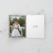 Couronne de mariage de rameau d'olive Merci photo (Intérieur)