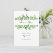 Couronne de mariage Merci Eucalyptus Verdure (Debout devant)