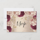 Couronne de mariage RSVP pailletée rose gold (Dos)