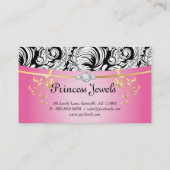 Couronne de mode de carte de visite de bijoux (Dos)