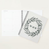 Couronne de monogramme botanique (Devant avec enveloppe)