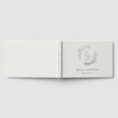 Couronne de monogramme élégante beige et argentée  (Complet)