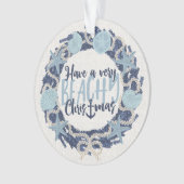 Couronne de Noël Côtière Tropicale Coquillage - Bl (devant)