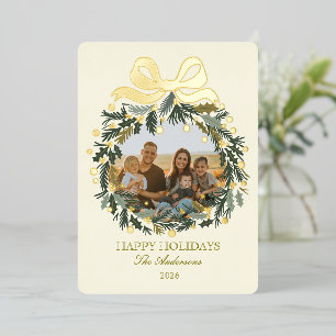 Couronne de Noël élégante Photo de vacances