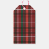 Couronne de Noël Étiquette Cadeau (Dos)
