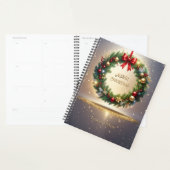 Couronne de Noël festive de fêtes (Devant avec enveloppe)
