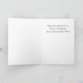 Couronne de Noël nautique et carte de vacances d'a (Intérieur)