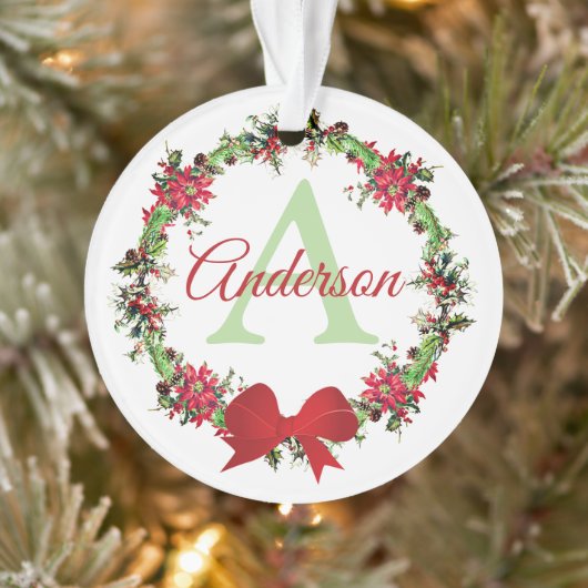 Couronne de Noël personnalisée (Arbre)