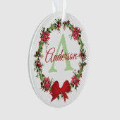 Couronne de Noël personnalisée (devant)